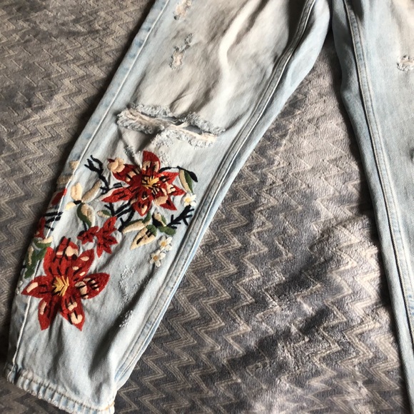 Top shop floral jeans - Picture 3 of 9